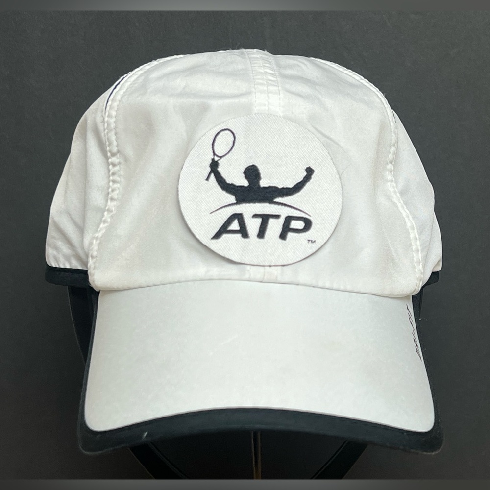 Nike 5 Panel Hat Cap Mens ATP Featherlight Dri-FIT Swoosh Tennis Running RARE
